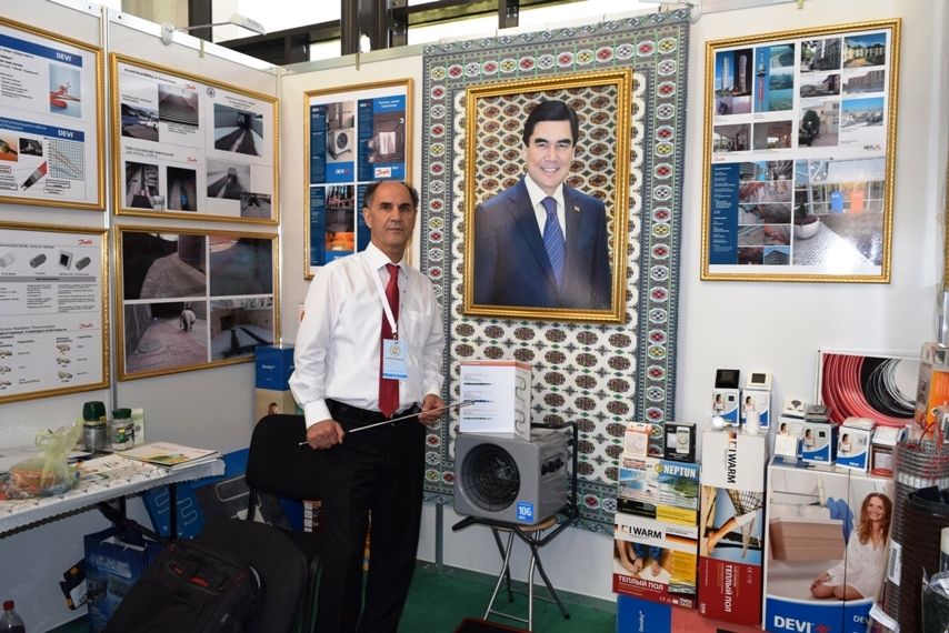 Orazgeldy Kossekov distributes and installs Devi-Danfoss floor and ground heating solutions