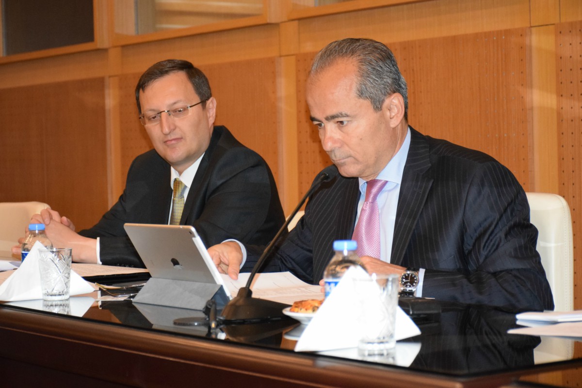 Ambassador Vural Altay addresses journalists in Ankara on 17 May 2016 (Photo nCa)