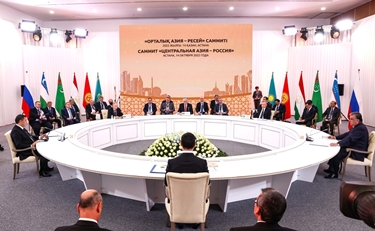 First Summit of the Central Asian countries and Russia held in Astana ...