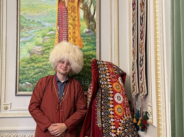 Dutch student showed his passion for Turkmen culture and Magtymguly poetry