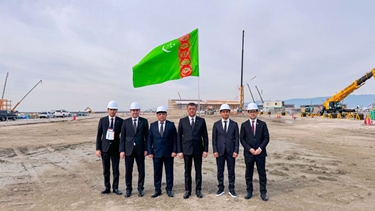 Turkmenistan raises National Flag at EXPO 2025 Construction Site - News