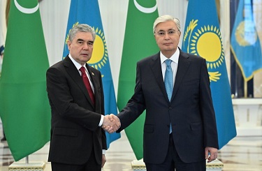 The National Leader of Turkmenistan and the President of Kazakhstan ...