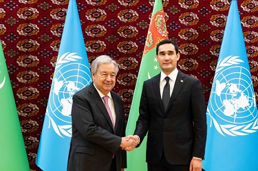 The President of Turkmenistan and the UN Secretary General held talks ...
