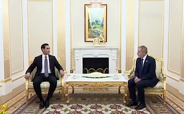 The President of Turkmenistan received the head of the Russian Group of ...