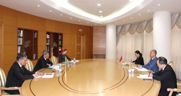 Meeting of the Minister of Foreign Affairs of Turkmenistan with the Ambassador of China